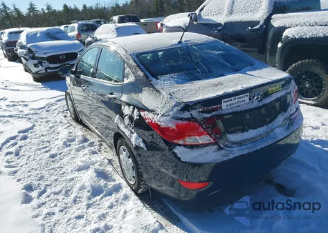 2017 Hyundai Accent Se from USA, damaged, VIN KMHCT4AE6HU327704